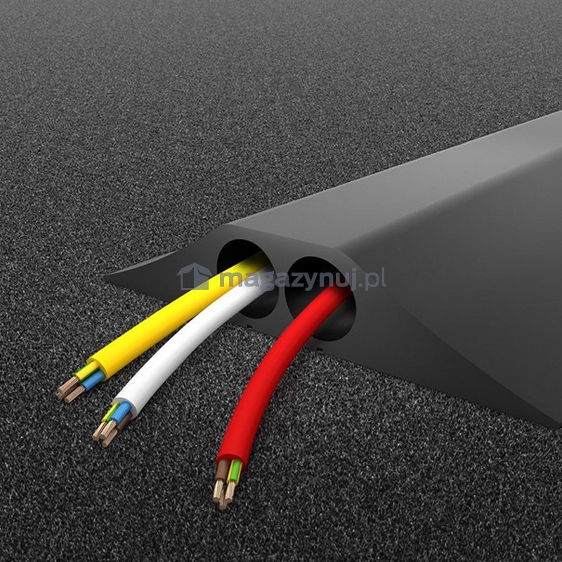 Osłona na kabel CablePro HD2 próg (długość 4,5 m, kolor czarny)