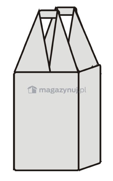 Worek BIG BAG 2 uchwyty (wym. 625 x 625 x 1200 mm)